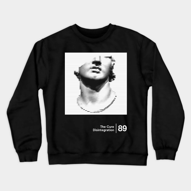 Disintegration - Minimal Style Graphic Artwork Crewneck Sweatshirt by saudade